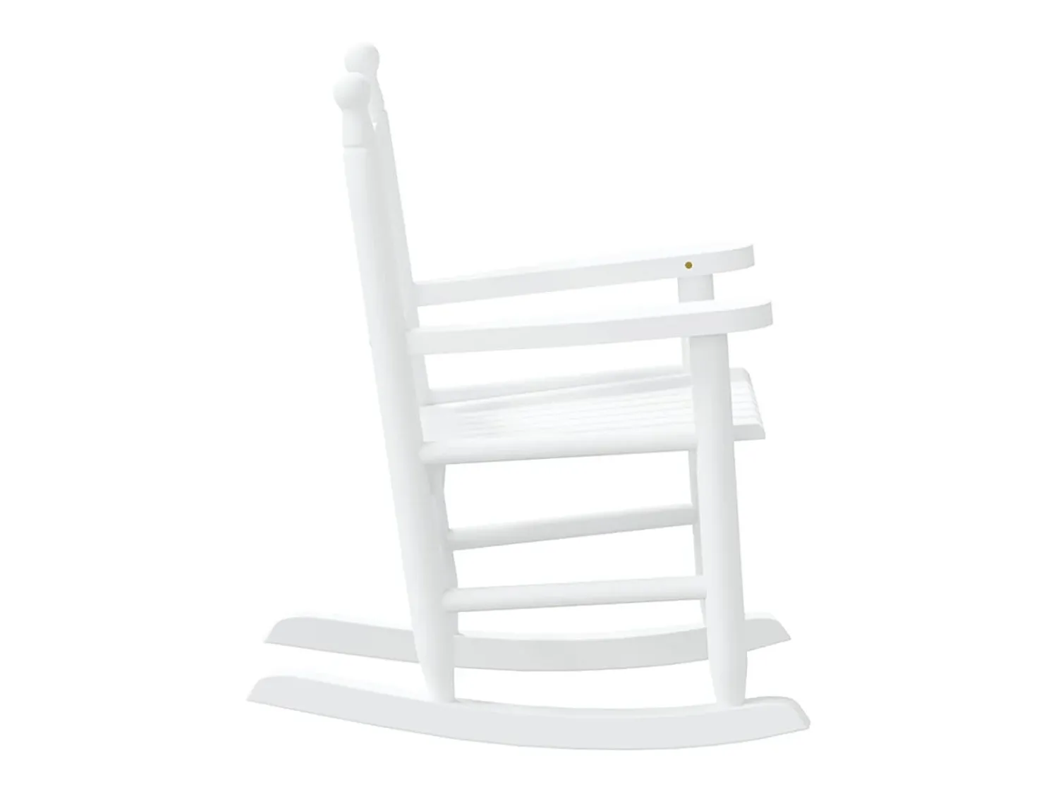 Discount vidaxl Cadeiras de baloiço infantis 2 pcs álamo maciço Branco