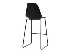 New Cadeiras de bar 2 pcs plástico PT959167 Preto