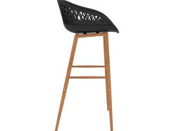 Banco* Cadeiras de bar 2 pcs PT188192 Preto