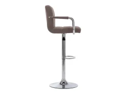 Banco|vidaxl Cadeiras de bar 2 pcs tecido cinzento-acastanhado Taupe