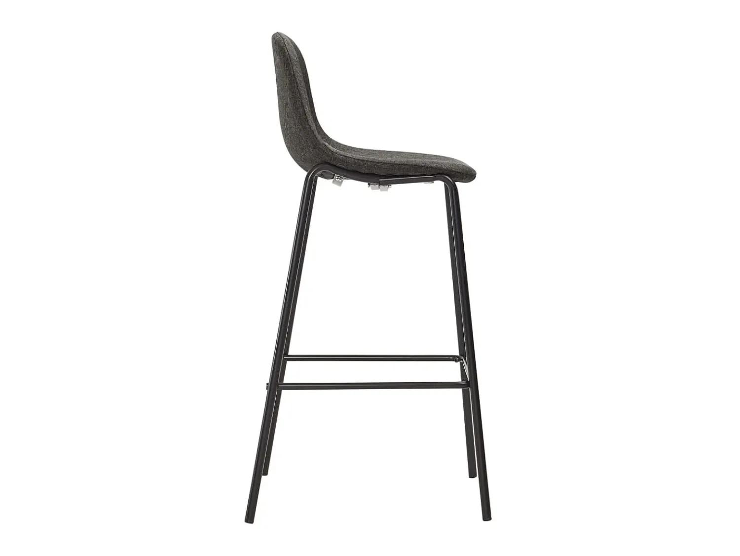 Banco| Cadeiras de bar 2 pcs tecido -escuro PT182493 Cinzento