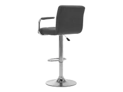 Banco* Cadeiras de bar 2 pcs tecido -escuro PT286990 Cinzento