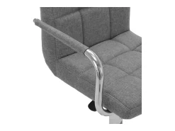 vidaxl Cadeiras de bar 2 pcs tecido -claro^ Banco