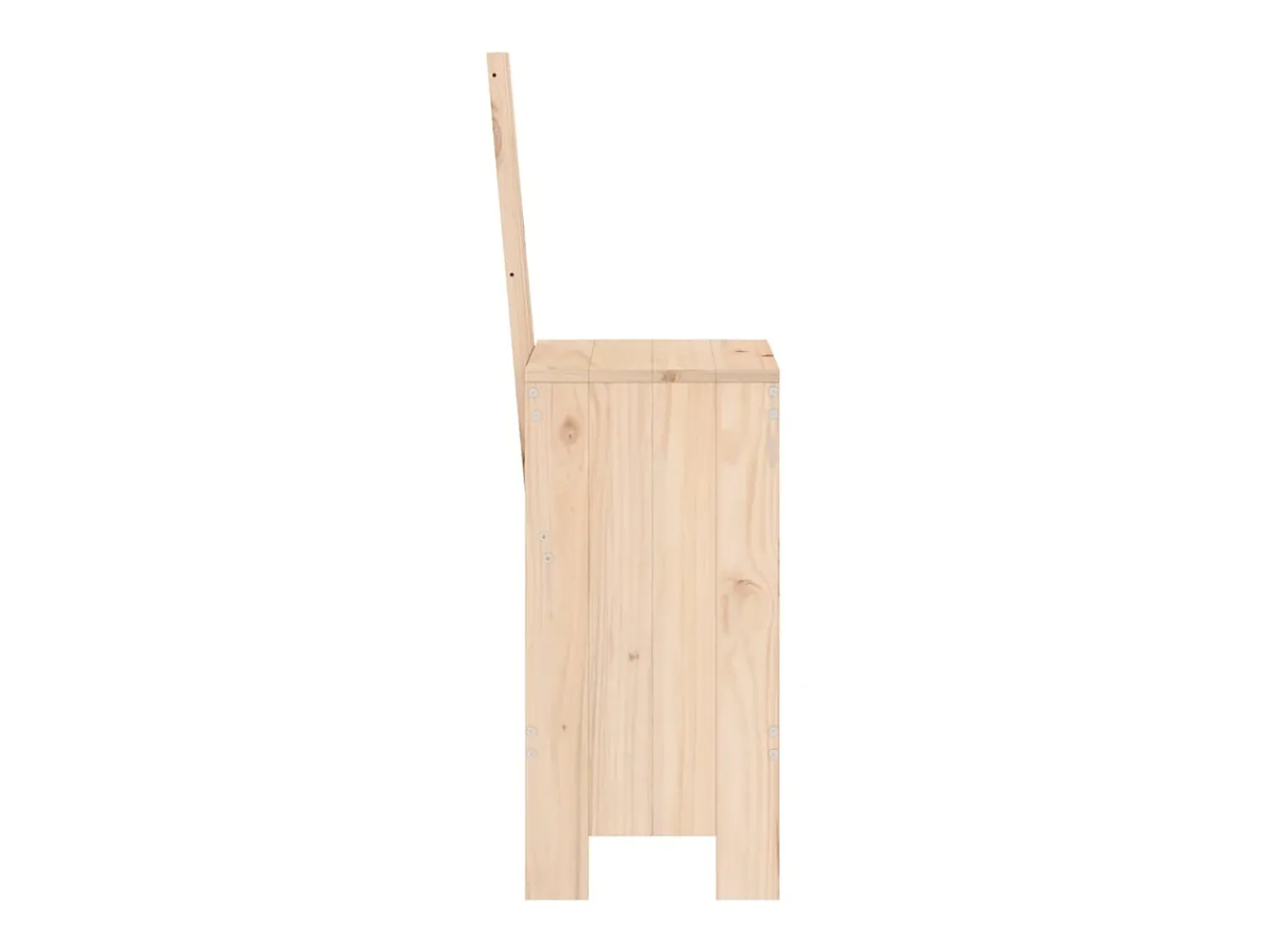 Banco| Cadeiras de bar 2 pcs 40x42x120 cm madeira de pinho maciça PT605648 Castanho