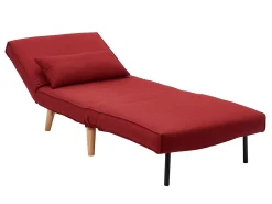 Clearance Vente-unique Cadeirão convertível em tecido - POSIO Vermelho