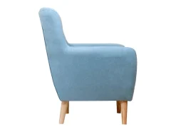 Poltrona| Cadeirão de poliéster 90x75x67cm Azul