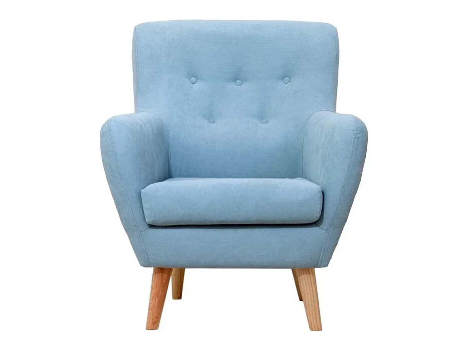 Poltrona| Cadeirão de poliéster 90x75x67cm Azul