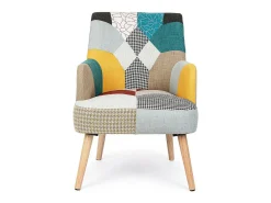 Poltrona| Cadeirão em patchwork - GALATEA Cinzento