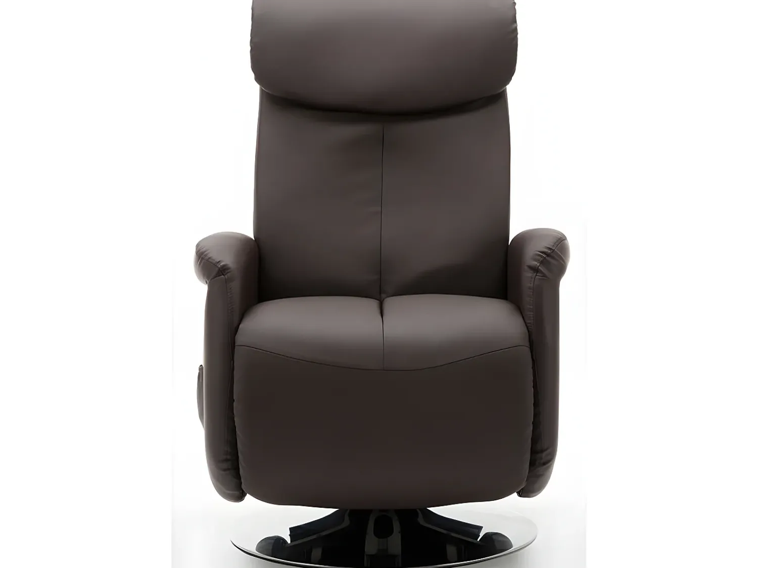 Poltrona|Vente-unique Cadeirão massagem KOSTAS -Pele sintética -Castanho -5 modos Castanho chocolate