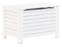 Hot Caixa arrumação c/ tampa RANA 100x49x54 cm pinho maciço PT448270 Branco