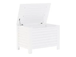 Acessórios De Arrumação*vidaxl Caixa arrumação c/ tampa RANA 100x49x54 cm pinho maciço Branco