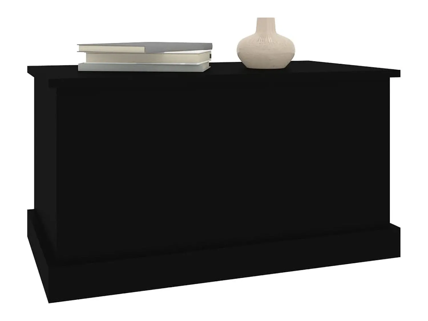 Caixa de arrumação 70x40x38 cm derivados de madeira PT415734^ Acessórios De Arrumação