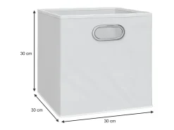 Vicco Caixa dobrável 30x30x30 Branco