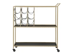 Móvel De Arrumação* CARRINHO DE CORDA CM 79X39.5X82 Preto