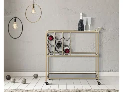 Móvel De Arrumação* CARRINHO DE CORDA CM 79X39.5X82 Preto
