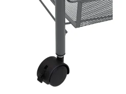 vidaxl Carrinho de cozinha c/ 5 prateleiras ferro 46x26x105cm^ Móvel De Arrumação