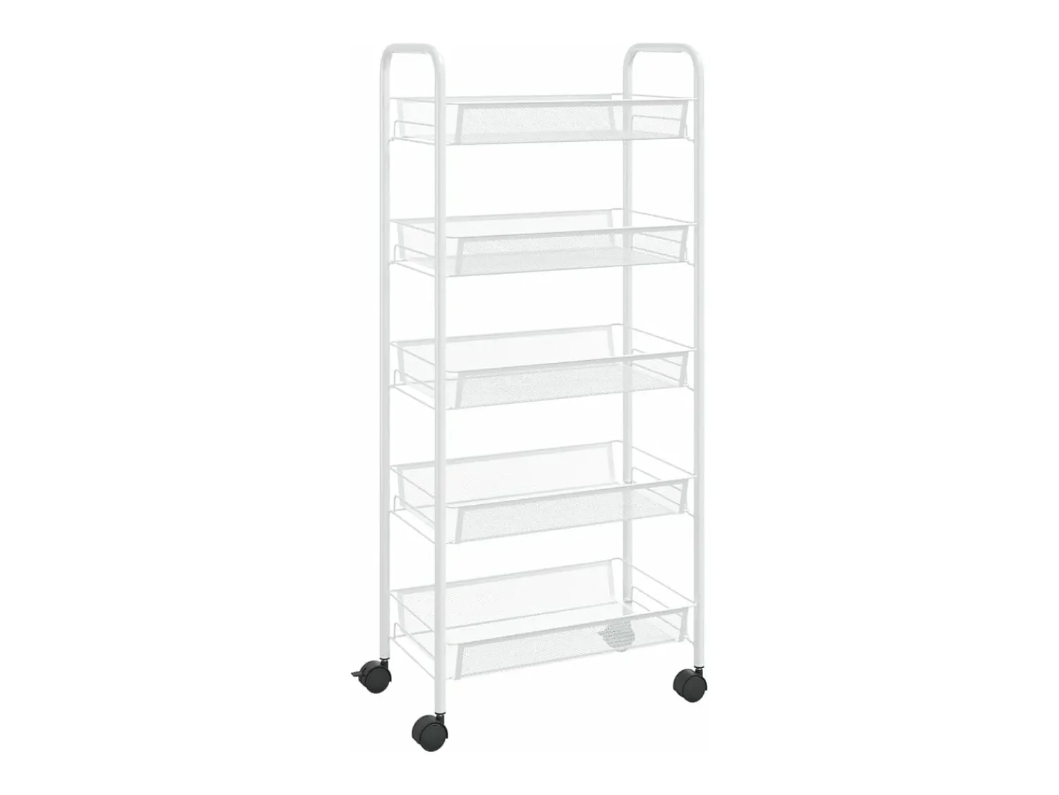 vidaxl Carrinho de cozinha com 5 prateleiras ferro 46x26x105 cm^ Móvel De Arrumação