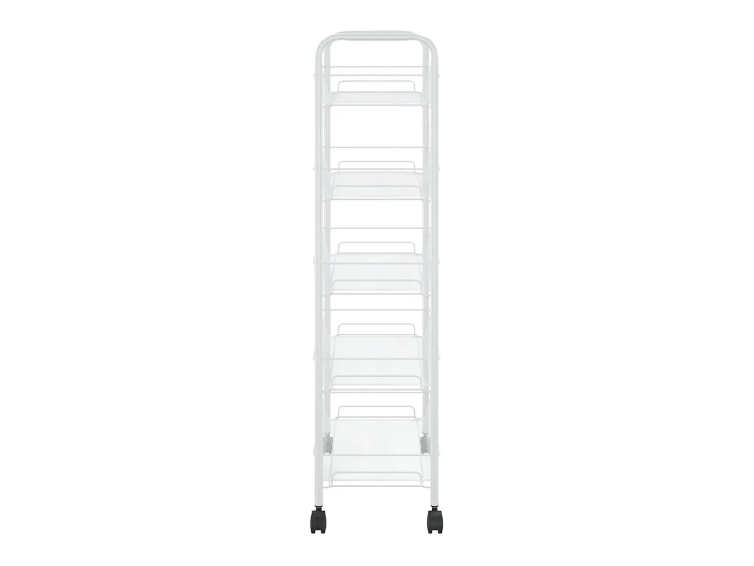vidaxl Carrinho de cozinha com 5 prateleiras ferro 46x26x105 cm^ Móvel De Arrumação