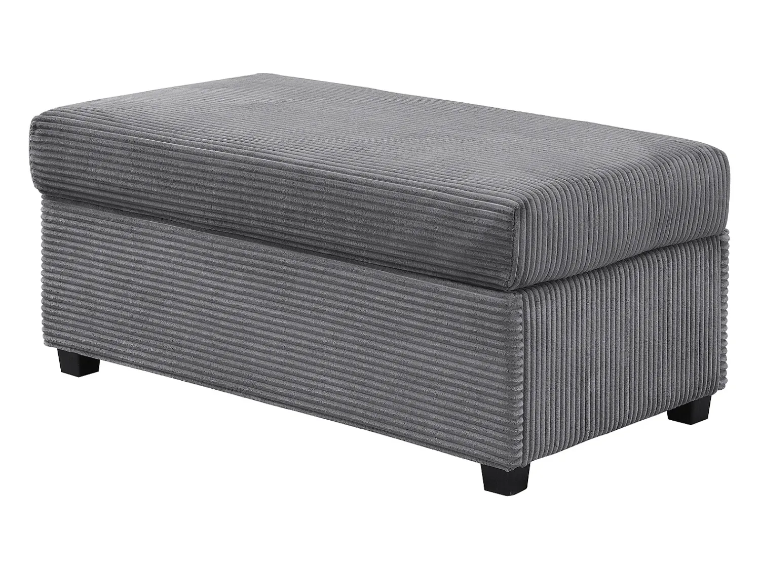 Sofá*ModernLuxe Combinação de sofá moderno 184x84.5x85.5cm - com apoio de pés removível e iluminação LED - com bolsos laterais - combinação livre - Cinza Cinzento
