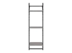 Prateleira|vidaxl Conj. prateleiras c/ barras 6pcs derivados madeira cinza sonoma Cinzento