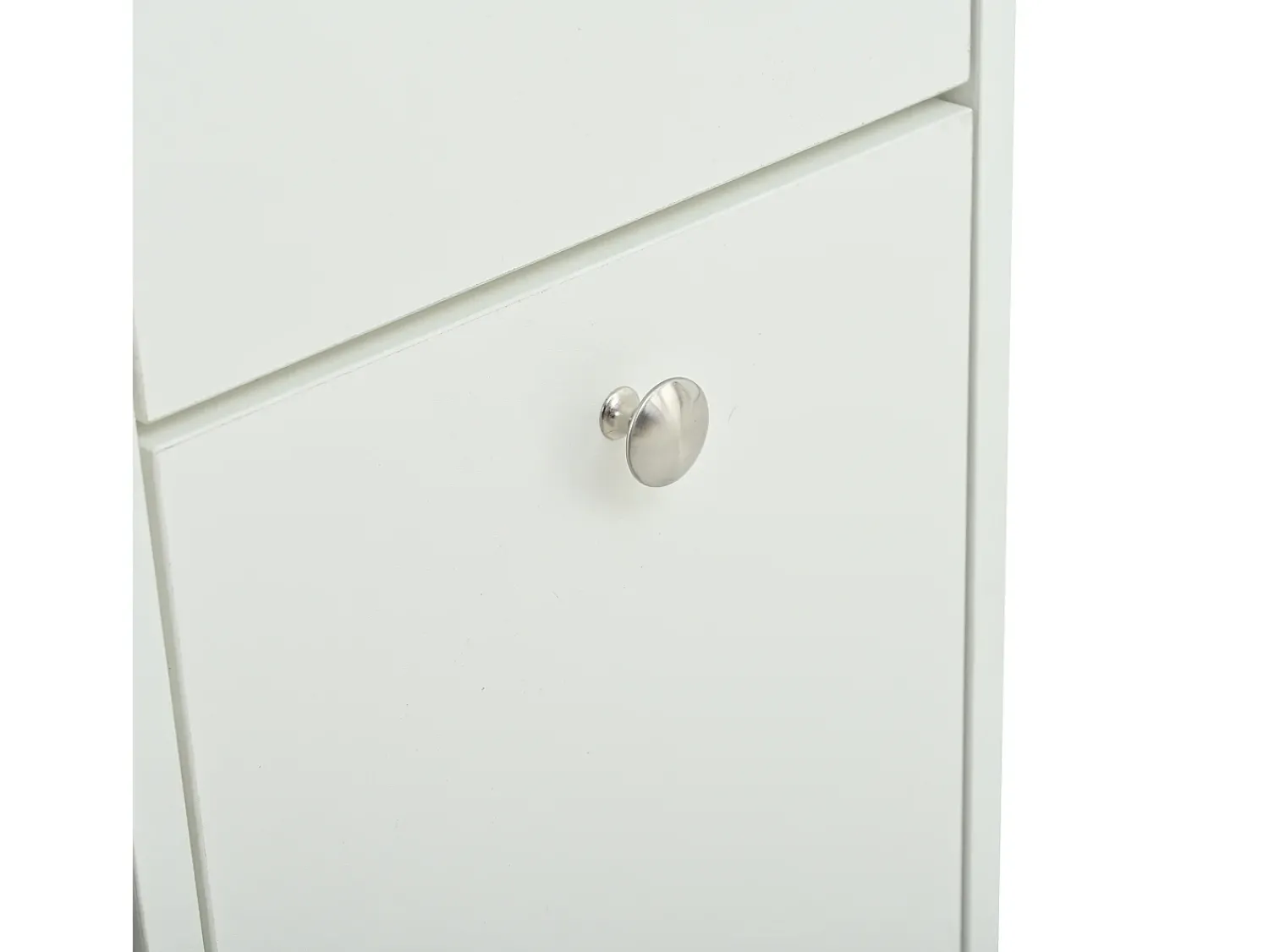 Móvel De Entrada|ModernLuxe Conjunto cabideiro de entrada 85x40x180 cm - con espelho e 2 organizadores de sapatos - 2 portas - prateleiras abertas - Branco