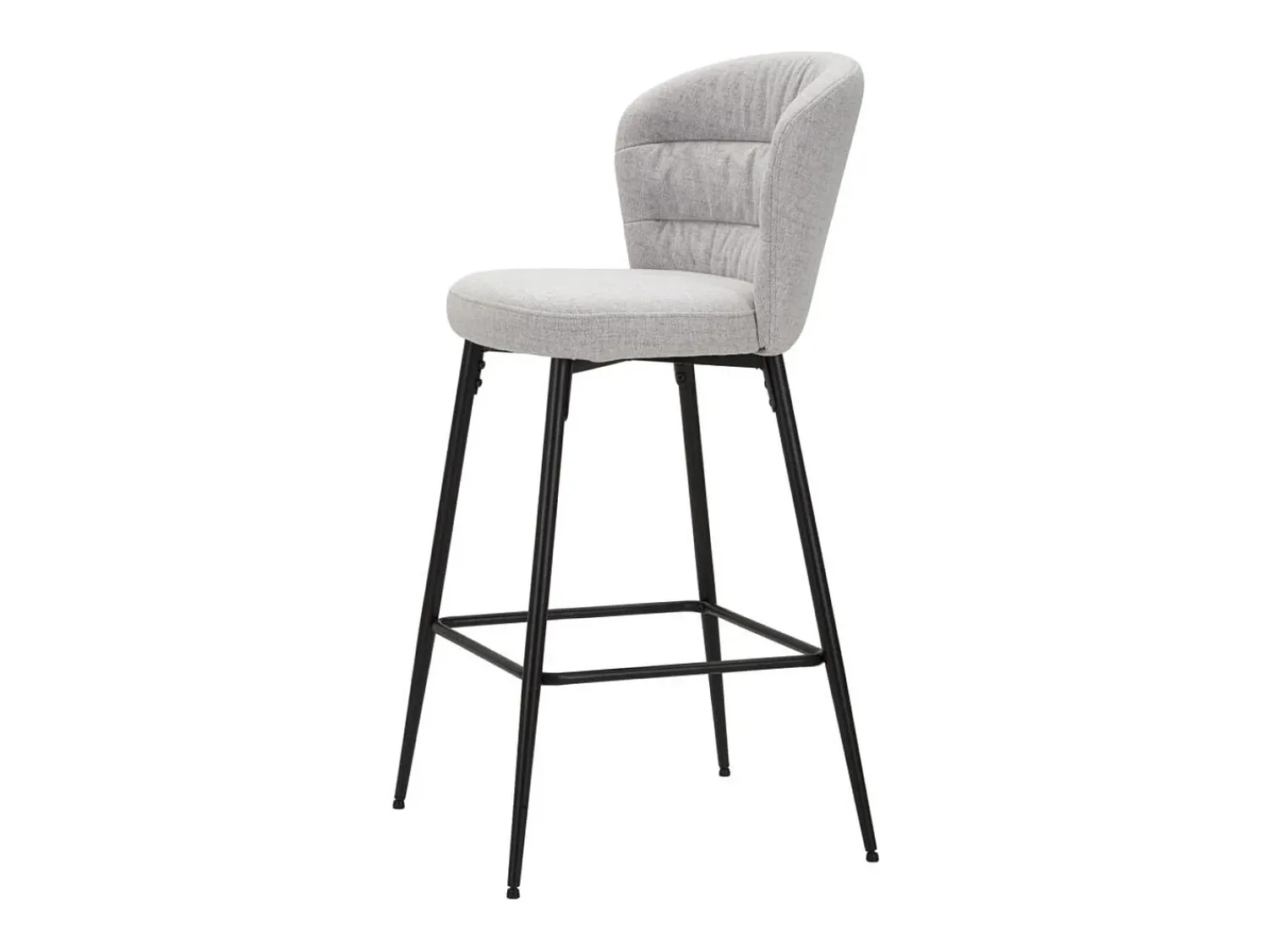 Banco| Conjunto de 2 Bancos Altos VKH432, , 52x59x108 cm, Kendra Home Cinzento