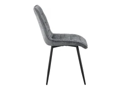 Clearance Habitat et jardin Conjunto de 4 cadeiras de jantar em tecido premium 