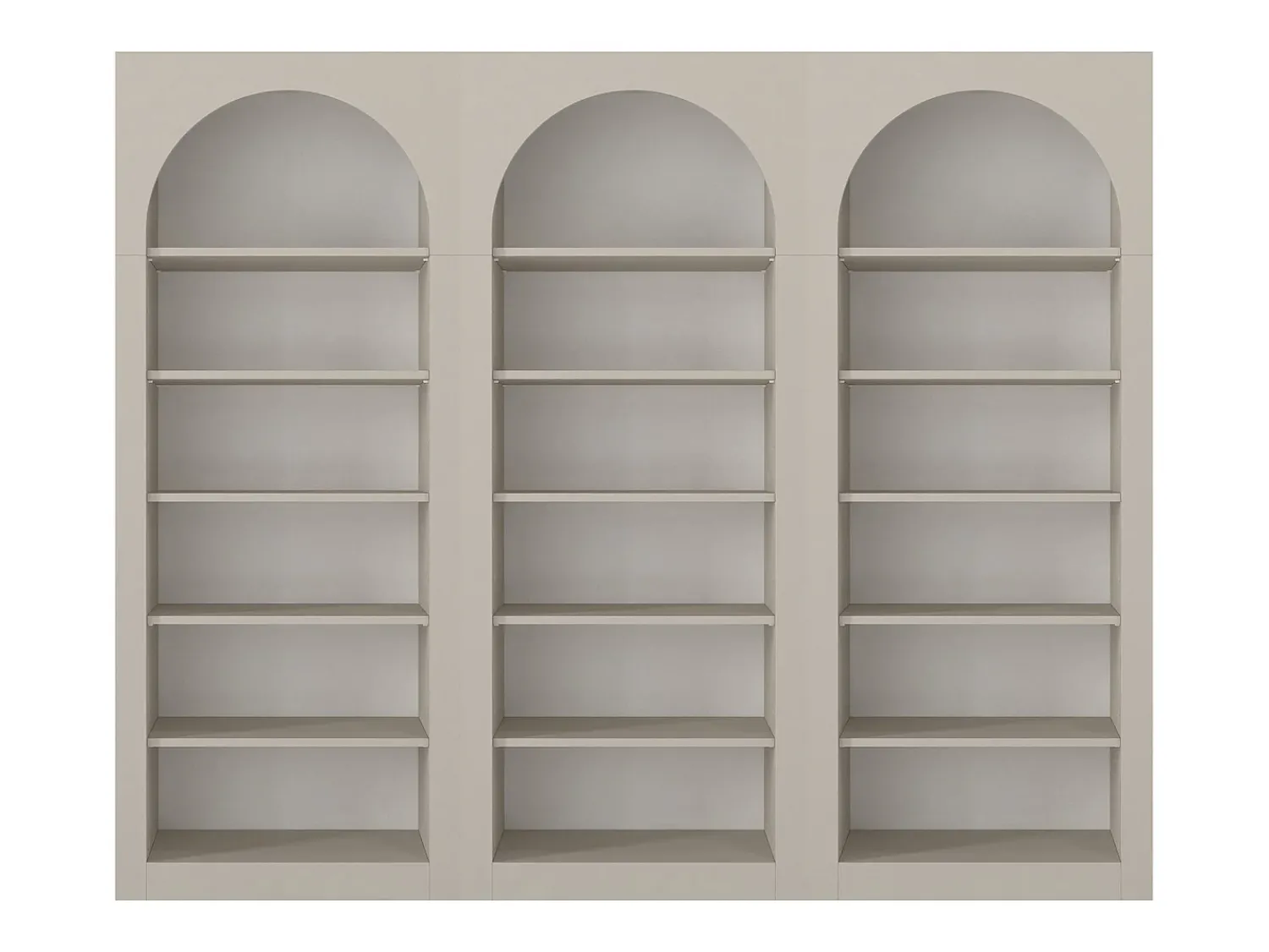 Vente-unique Conjunto de 3 estantes com 6 nichos - - CYMORA^ Biblioteca