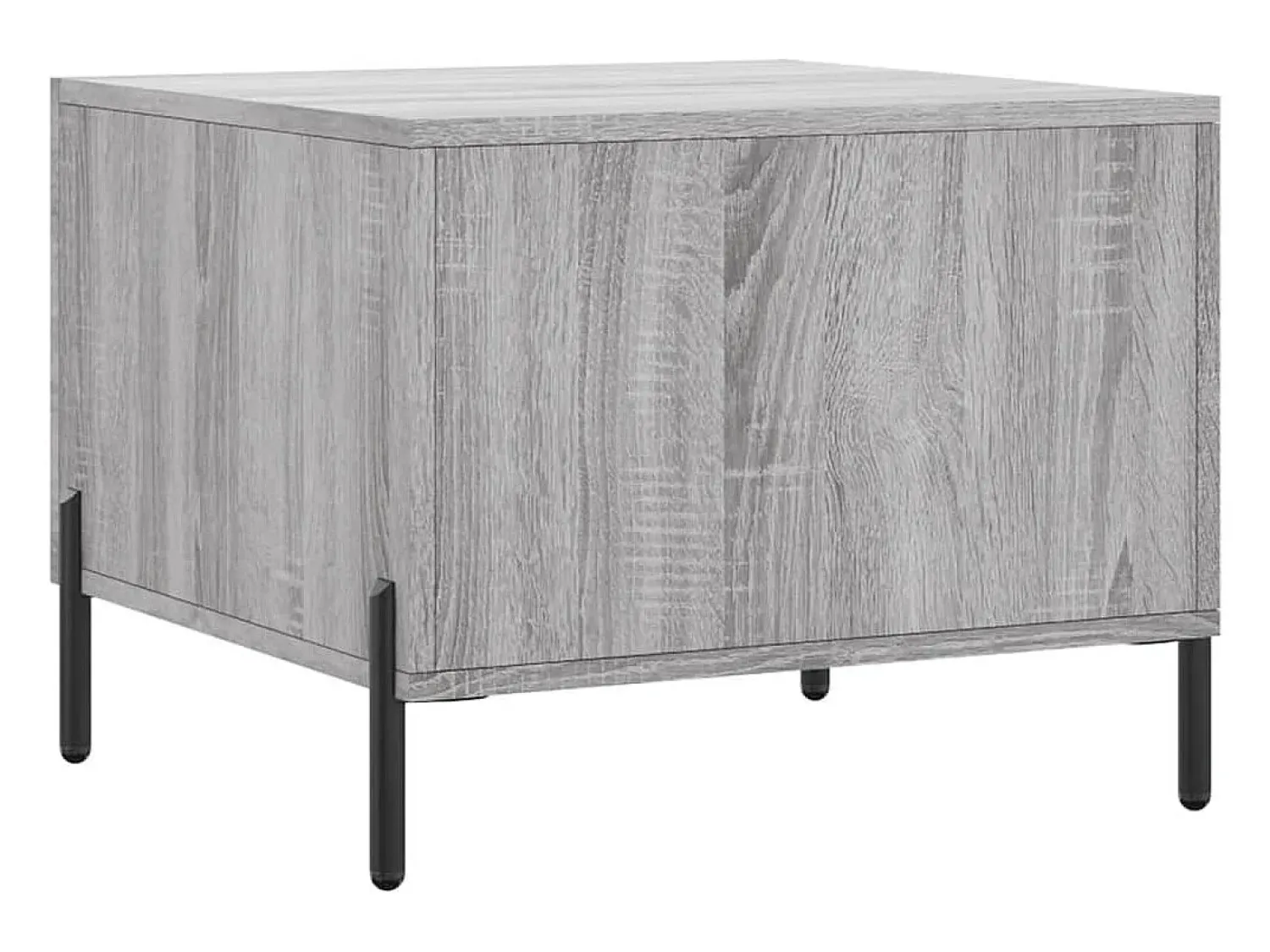 Mesa De Centro| Conjunto de 2 Mesas de Centro | Mesa de apoio | Mesa de café 50x50x40 cm madeira proc. sonoma cinza Cinzento