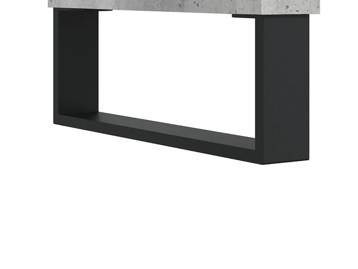 Mesa De Centro| Conjunto de 2 Mesas de Centro | Mesa de apoio | Mesa de café 50x46x50 cm deriv. madeira cinza-cimento Cinzento