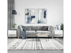 Conjunto de 2 Mesas de Centro | Mesa de apoio | Mesa de café 50x46x50cm deriv. madeira brilhante^ Mesa De Centro