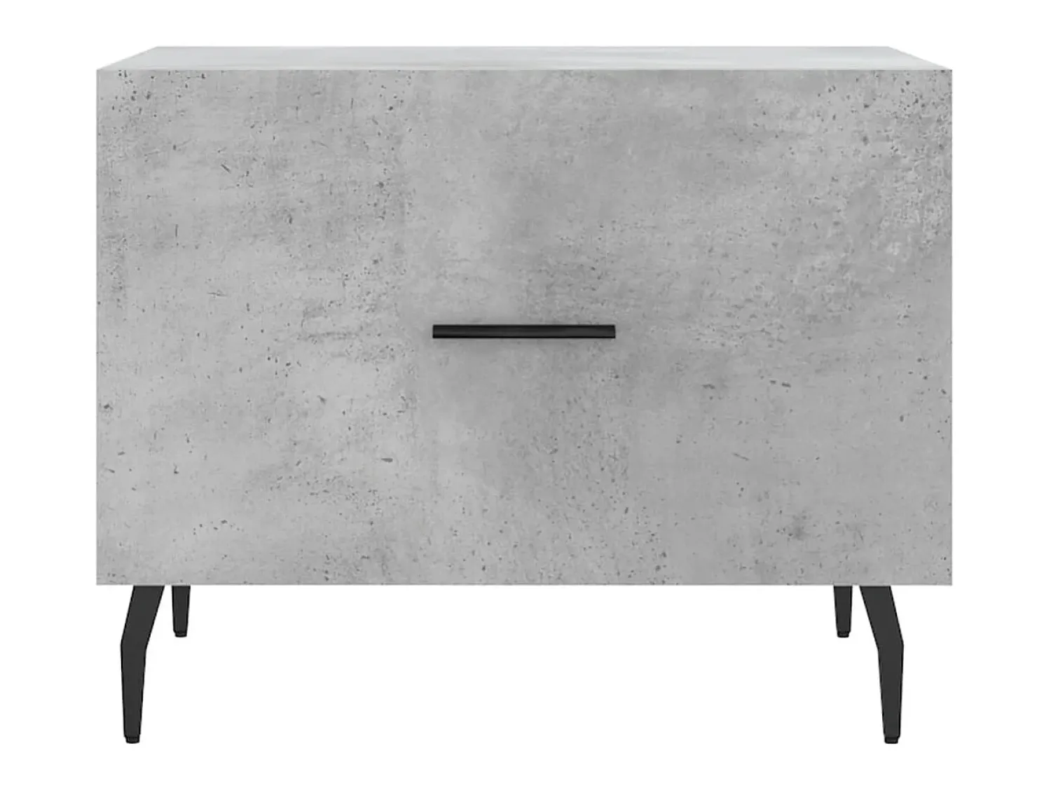 Hot Conjunto de 2 Mesas de Centro | Mesa de apoio | Mesa de café 50x50x40 cm madeira processada cinza cimento Cinzento