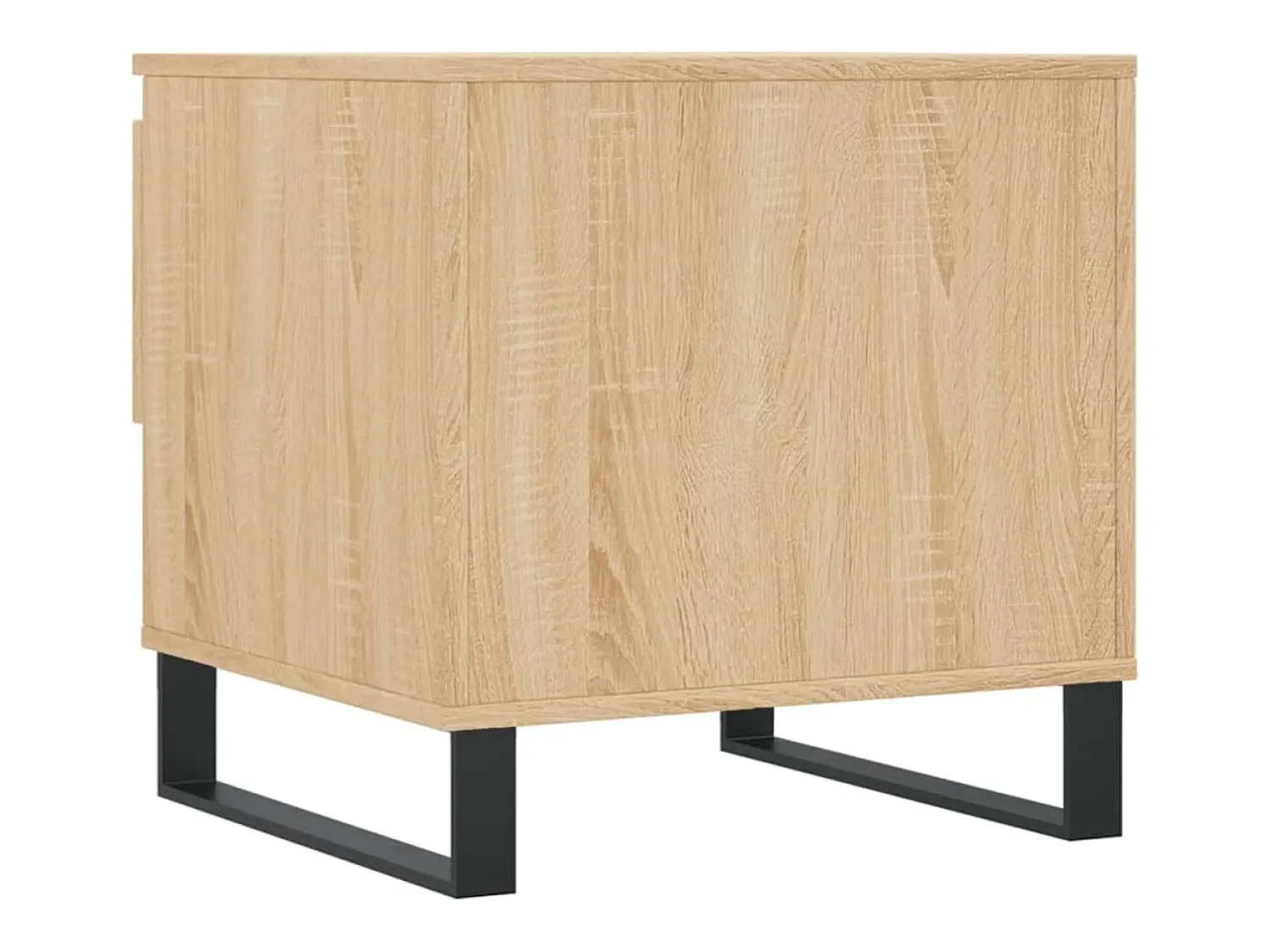 Mesa De Centro* Conjunto de 2 Mesas de Centro | Mesa de apoio | Mesa de café 50x46x50cm deriv. madeira carvalho sonoma Castanho