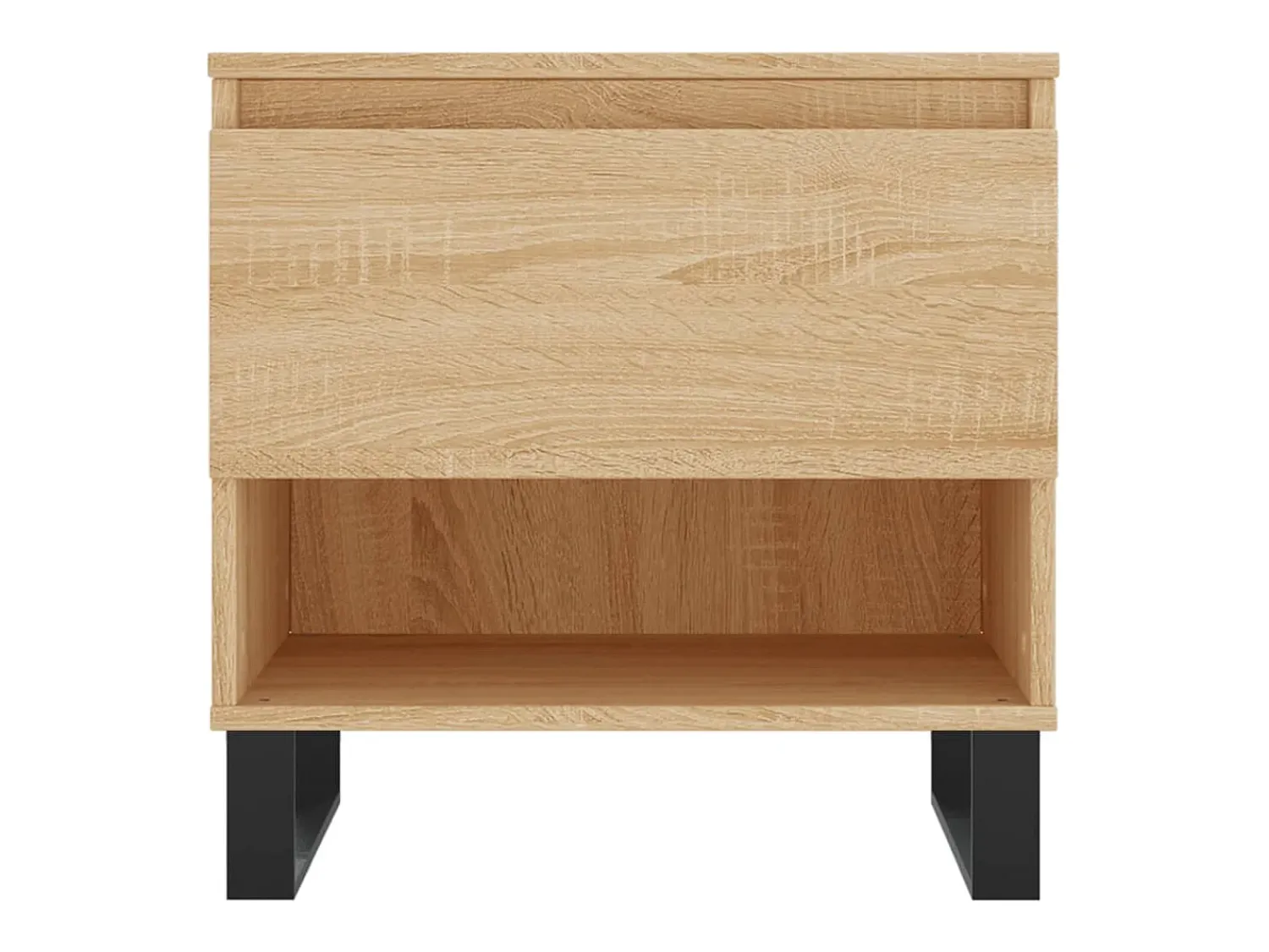 Mesa De Centro* Conjunto de 2 Mesas de Centro | Mesa de apoio | Mesa de café 50x46x50cm deriv. madeira carvalho sonoma Castanho