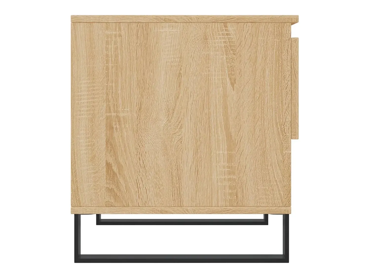 Mesa De Centro* Conjunto de 2 Mesas de Centro | Mesa de apoio | Mesa de café 50x46x50cm deriv. madeira carvalho sonoma Castanho