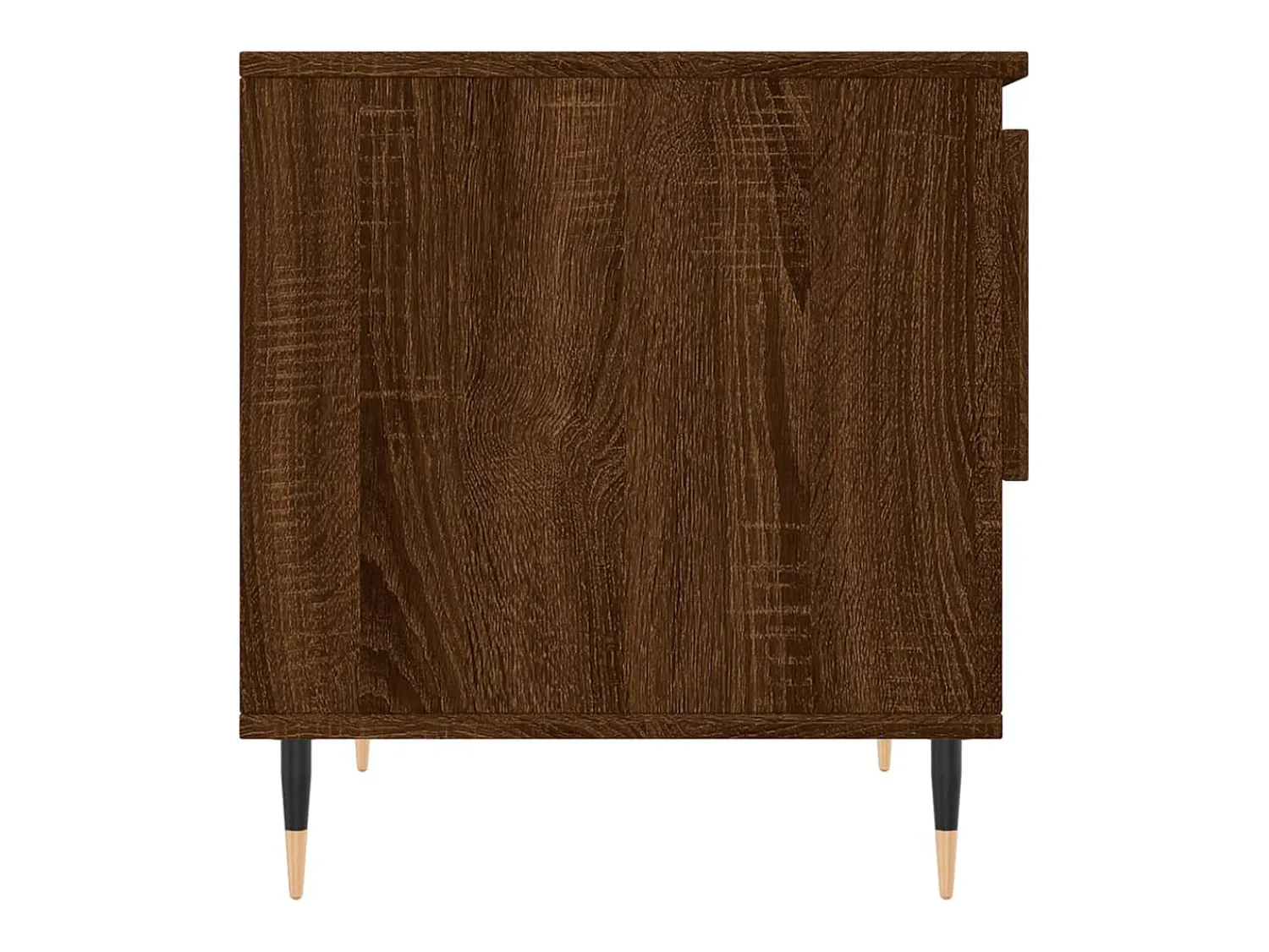 Mesa De Centro* Conjunto de 2 Mesas de Centro | Mesa de apoio | Mesa de café 50x46x50 cm deriv. madeira carvalho Castanho