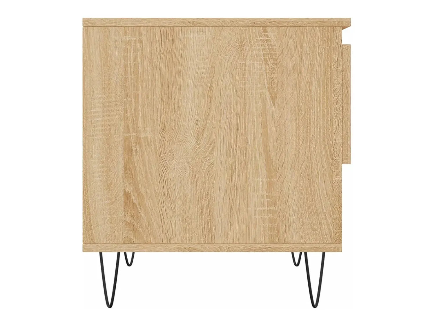 Mesa De Centro* Conjunto de 2 Mesas de Centro | Mesa de apoio | Mesa de café 50x46x50cm deriv. madeira carvalho sonoma Castanho