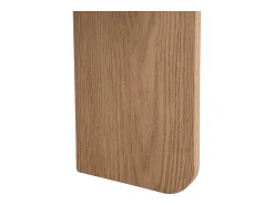 Conjunto de 2 mesas de centro encaixáveis, modulares modernas, para sala de estar, sofá, 70x70x35+50x50x45,5 (cm), Natural Natural claro