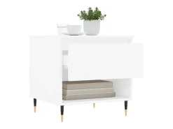 Conjunto de 2 Mesas de Centro | Mesa de apoio | Mesa de café 50x46x50 cm derivados de madeira^ Mesa De Centro
