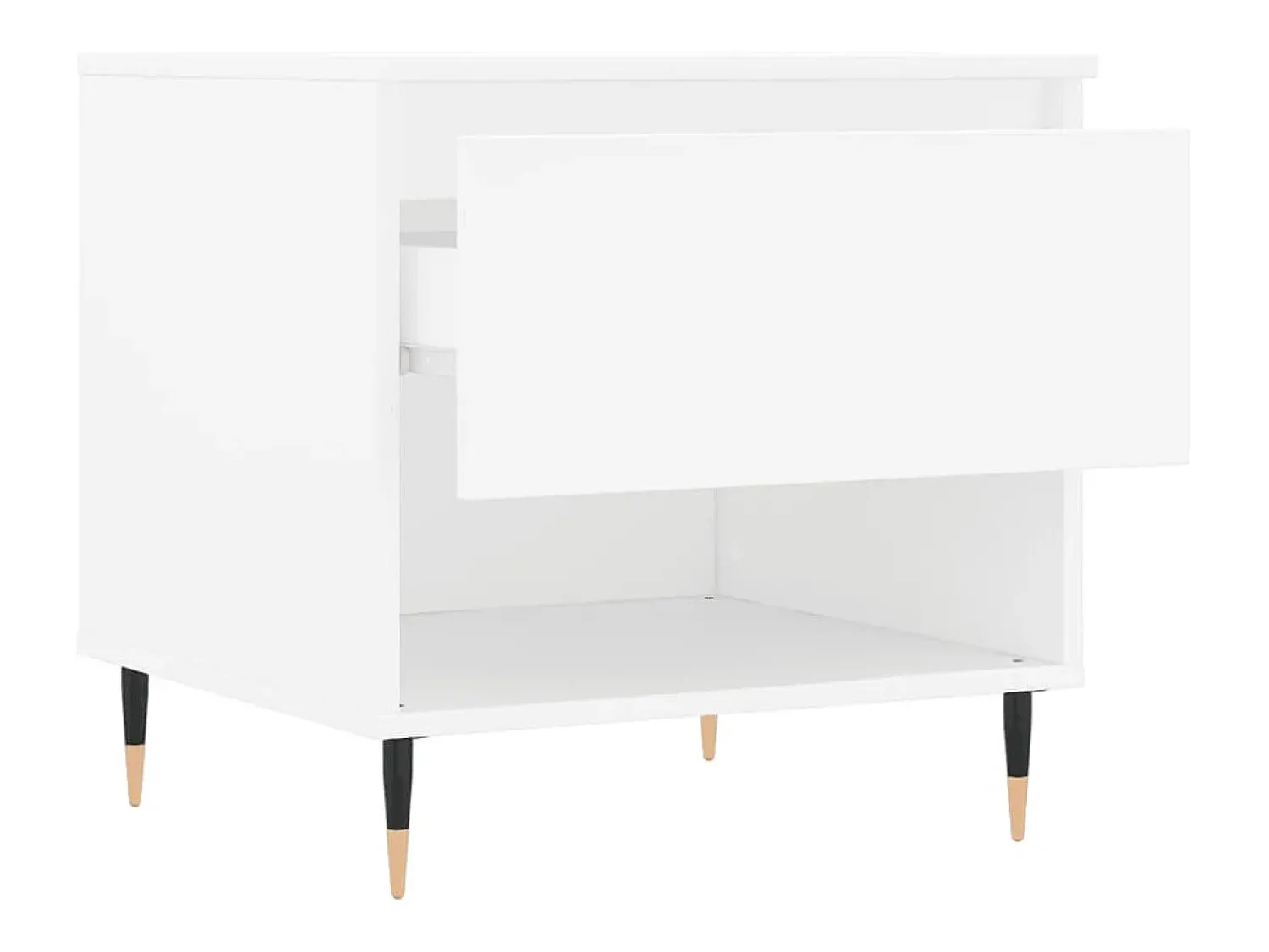 Conjunto de 2 Mesas de Centro | Mesa de apoio | Mesa de café 50x46x50 cm derivados de madeira^ Mesa De Centro