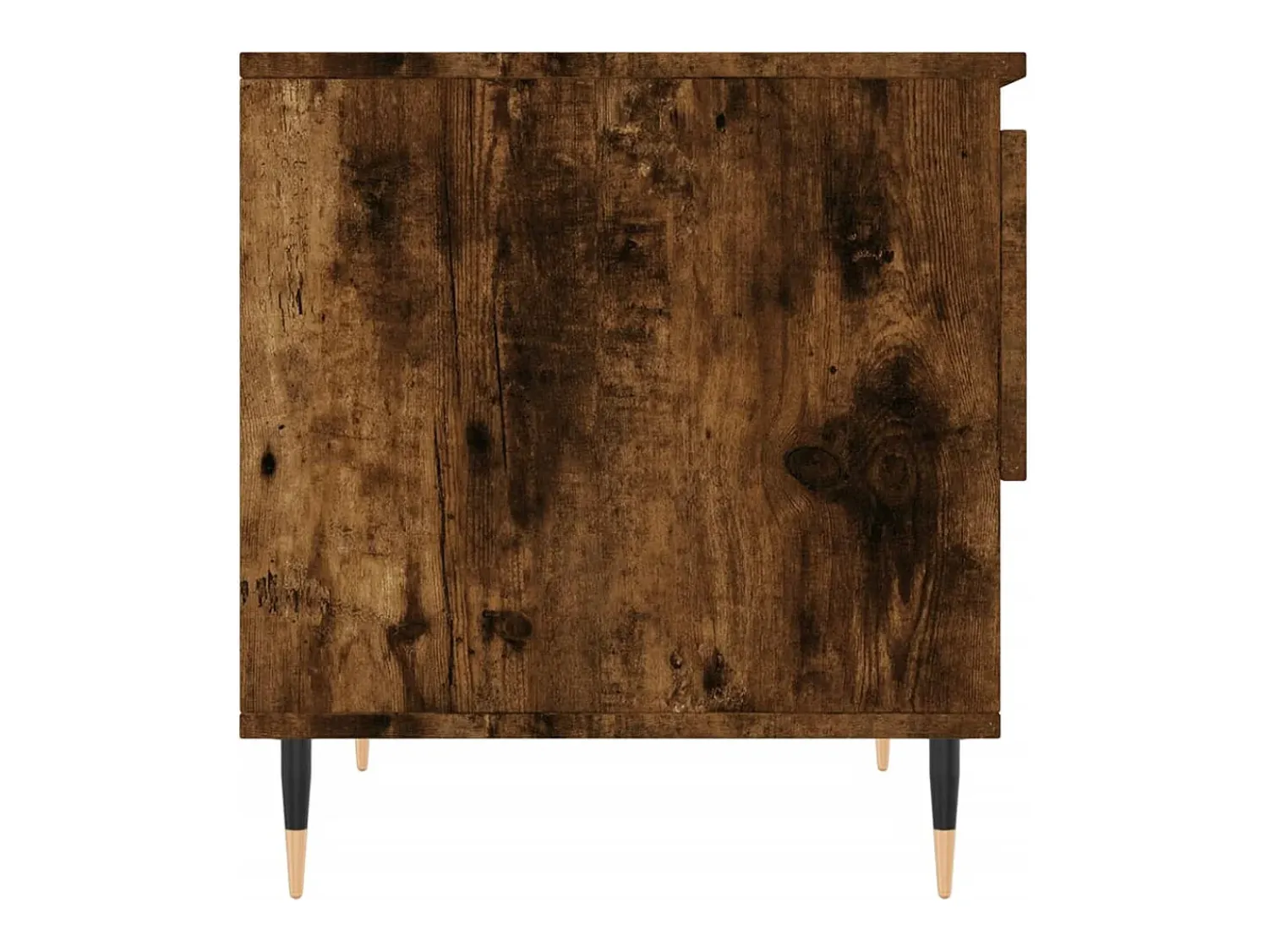 Mesa De Centro* Conjunto de 2 Mesas de Centro | Mesa de apoio | Mesa de café 50x46x50cm deriv. madeira carvalho fumado Castanho