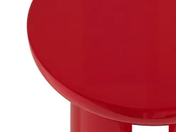 Hot Vente-unique Conjunto de 2 mesas de centro em MDF - e vermelho lacado - DERLALI Bege