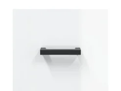 Mesa De Centro| Conjunto de 2 Mesas de Centro | Mesa de apoio | Mesa de café 50x50x40 cm brilhante Branco