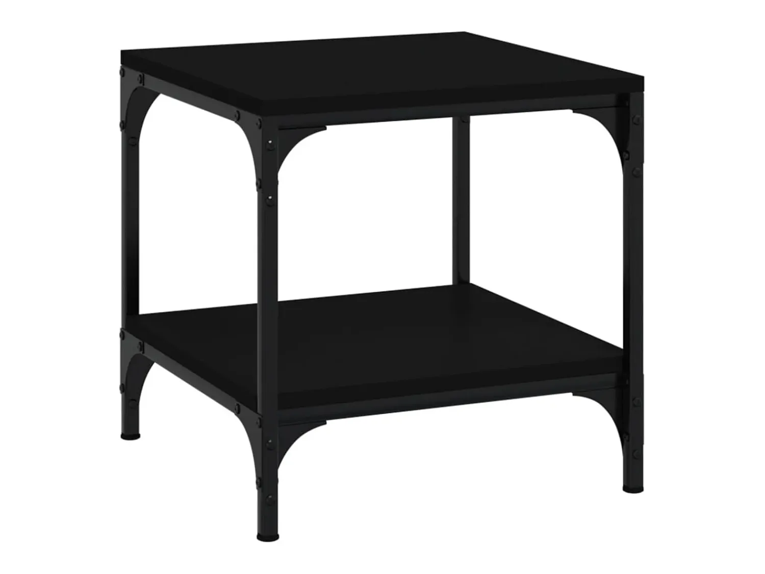Conjunto de 2 Mesas de Centro | Mesa de apoio | Mesa de café 40x40x40 cm derivados de madeira^ Mesa De Centro