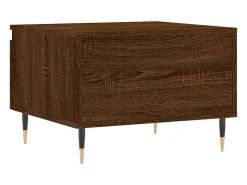 Online Conjunto de 2 Mesas de Centro | Mesa de apoio | Mesa de café 50x46x35 cm deriv. madeira carvalho Castanho