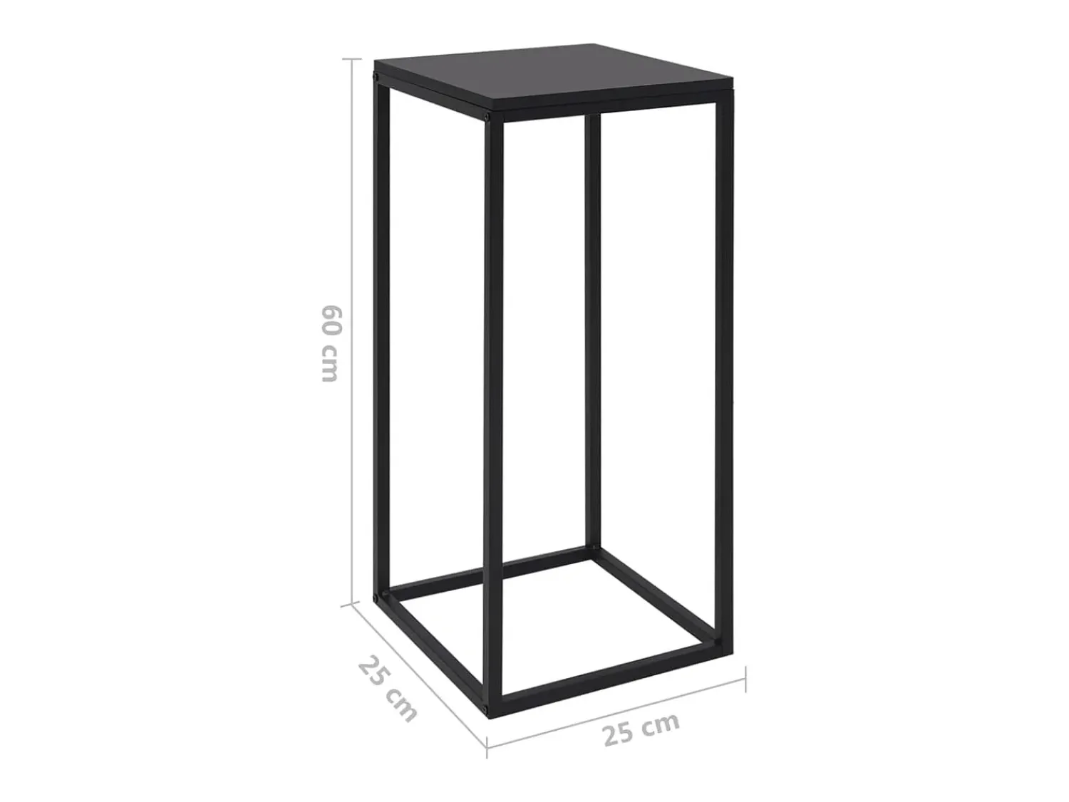 Mesa De Centro| Conjunto de 2 Mesas de Centro | Mesa de apoio | Mesa de café aço Preto