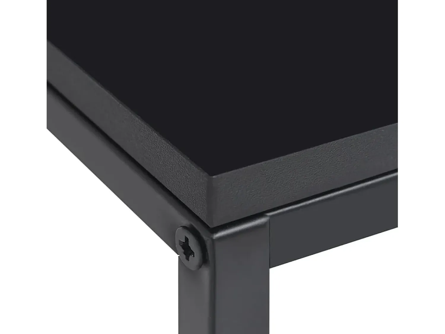 Mesa De Centro| Conjunto de 2 Mesas de Centro | Mesa de apoio | Mesa de café aço Preto