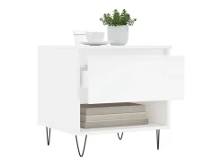 Conjunto de 2 Mesas de Centro | Mesa de apoio | Mesa de café 50x46x50cm deriv. madeira brilhante^ Mesa De Centro
