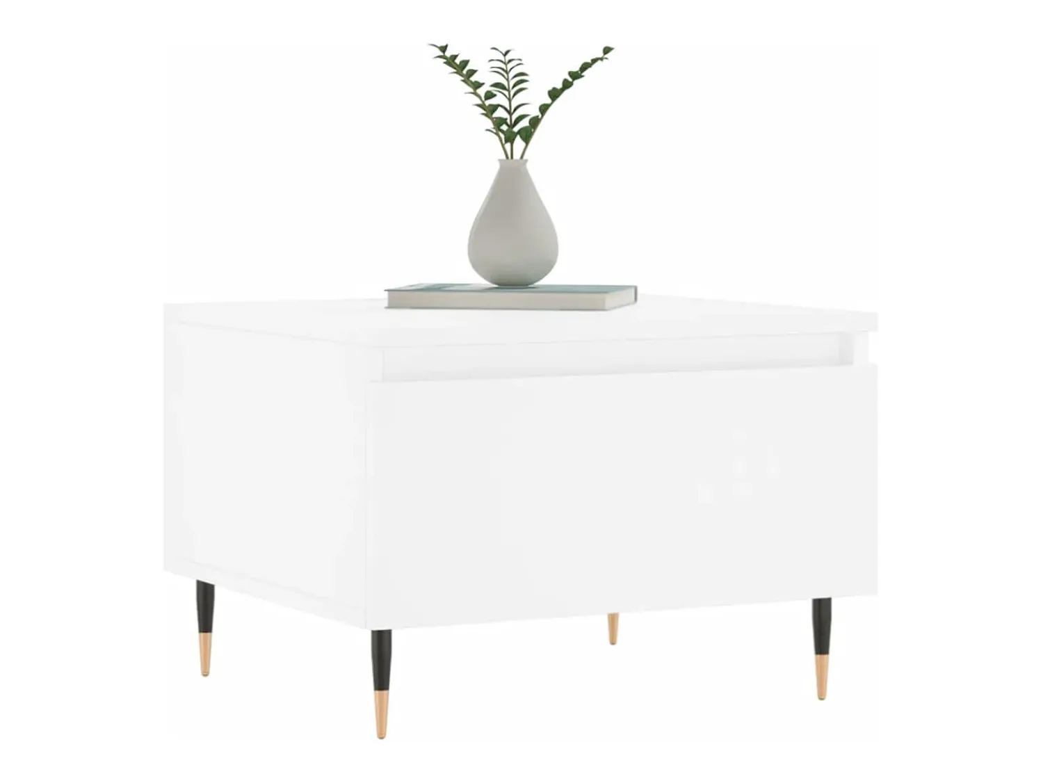 Conjunto de 2 Mesas de Centro | Mesa de apoio | Mesa de café 50x46x35 cm derivados de madeira^ Mesa De Centro