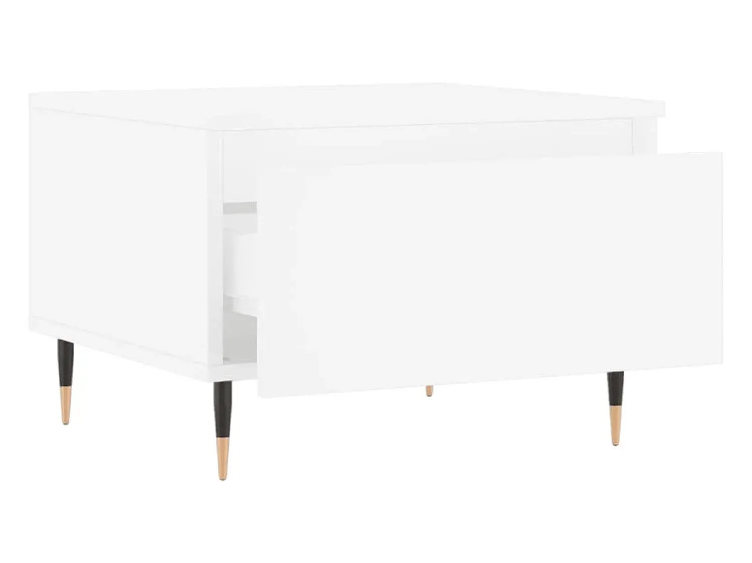 Conjunto de 2 Mesas de Centro | Mesa de apoio | Mesa de café 50x46x35 cm derivados de madeira^ Mesa De Centro